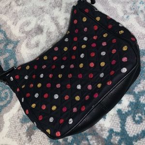 Vera Bradley Mini Vivian Crossbody Bag Havana Dots